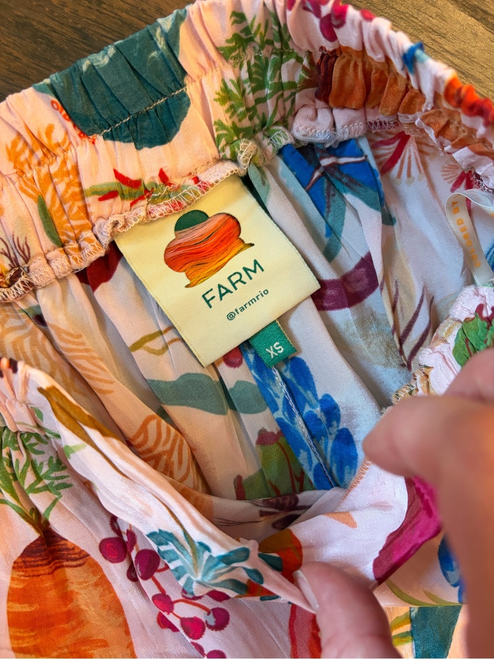 Farm Rio Lightweight Colorful Pant - Picture 3 of 4
